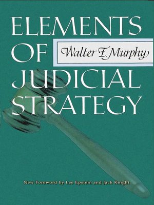 cover image of Elements of Judicial Strategy
